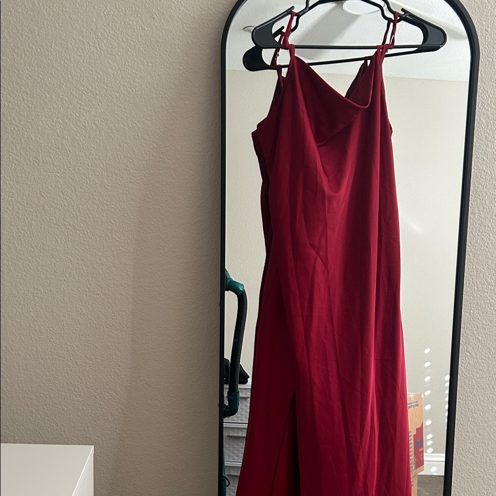 Elegant Red Women's Dress